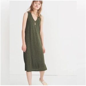 Madewell casual shift V neck tank dress